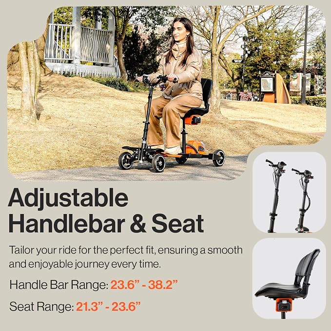 Purolys Voyager  Lightweight Folding Mobility Scooter